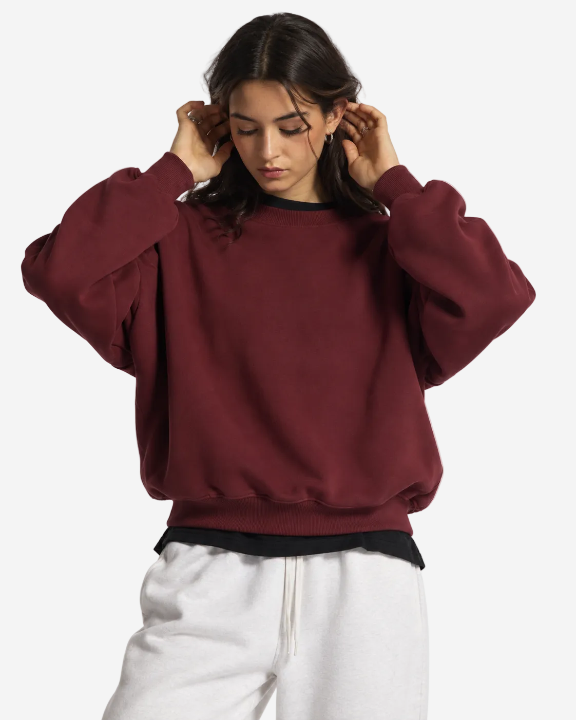 "Basic Burgundy" Sweater