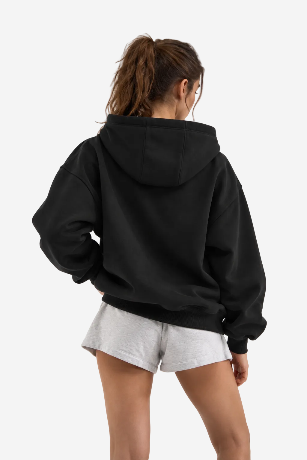 "Basic Black" zip-up