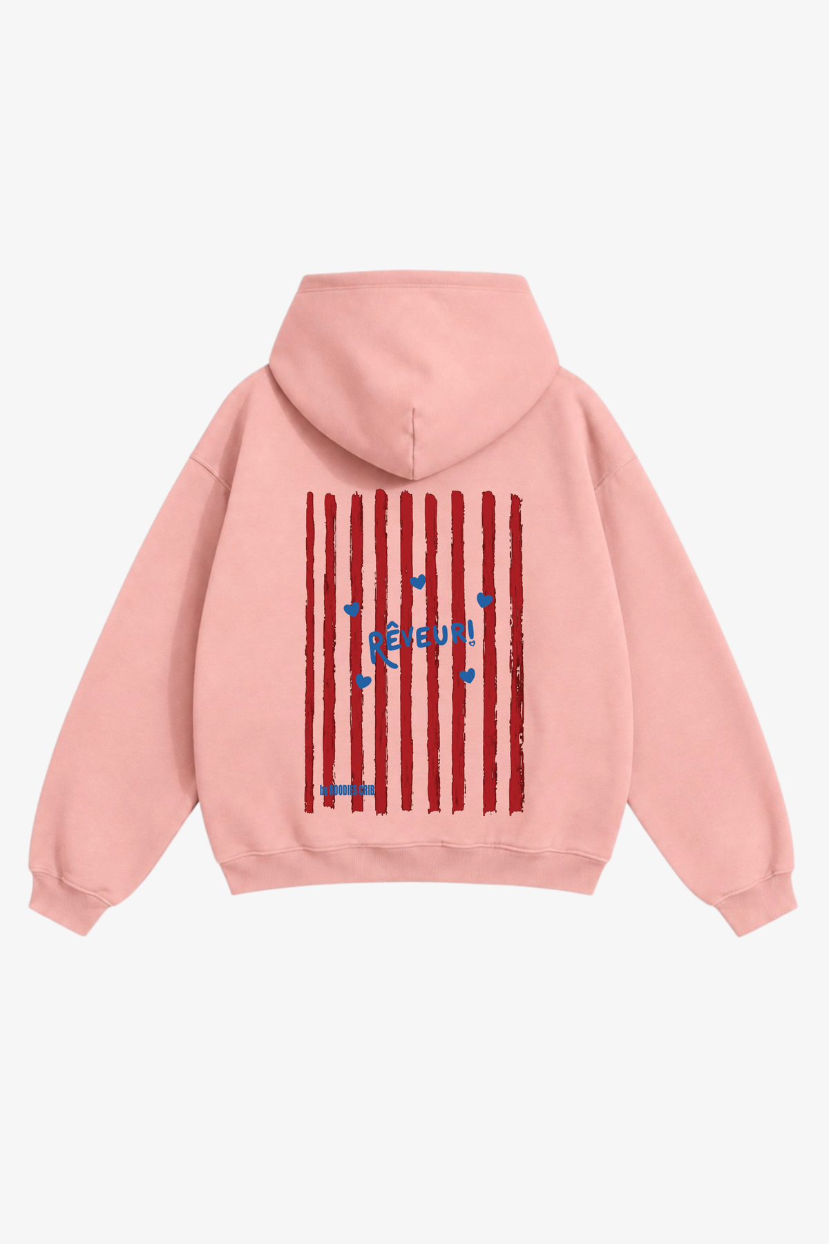 "Rêveur red lined" hoodie