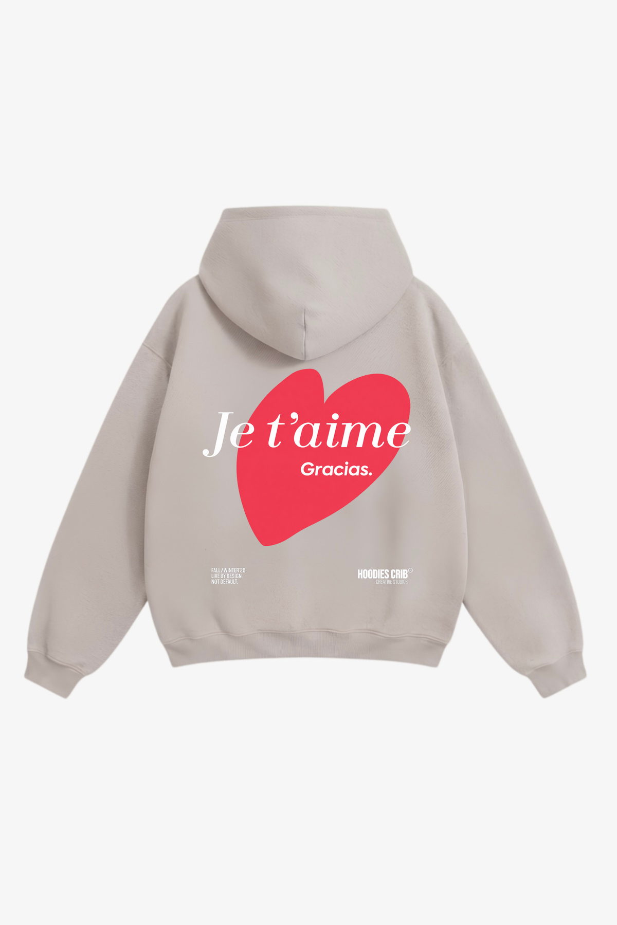 "Je t'aime" hoodie