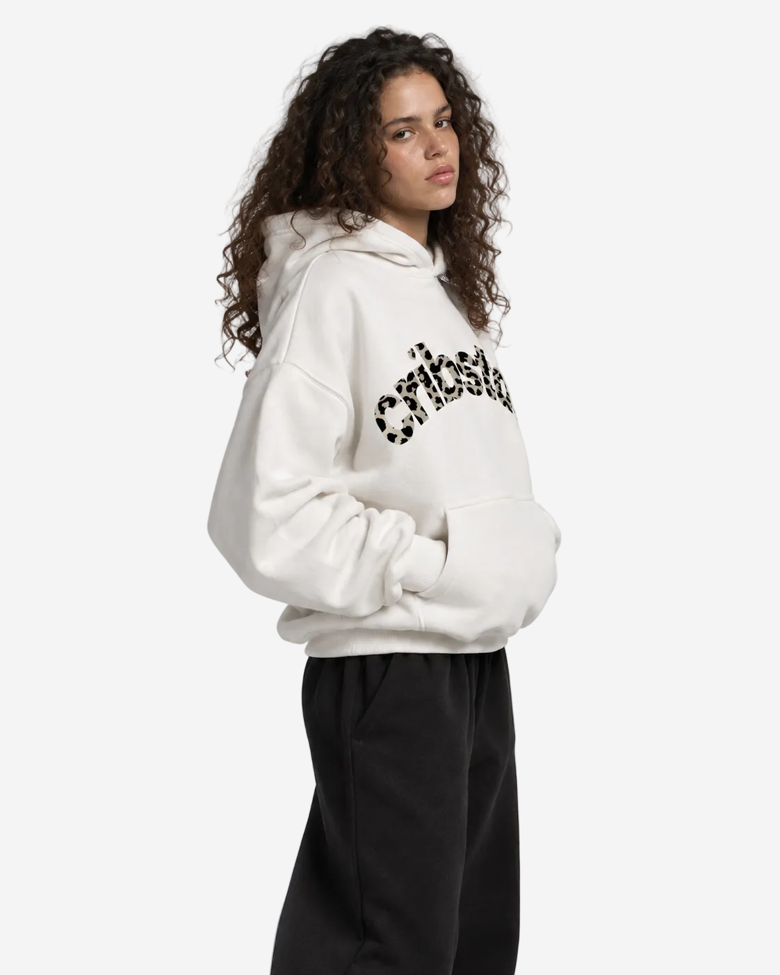 "Crib stds leopard" hoodie