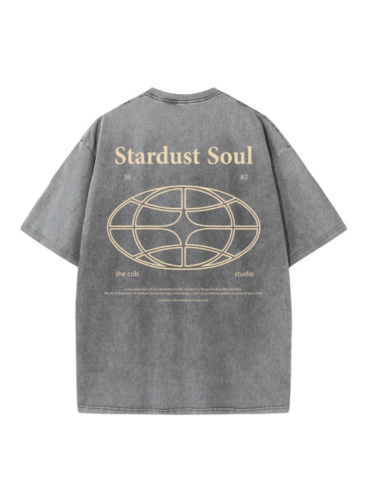 "Stardust Soul" Acid Washed Oversized t-shirt