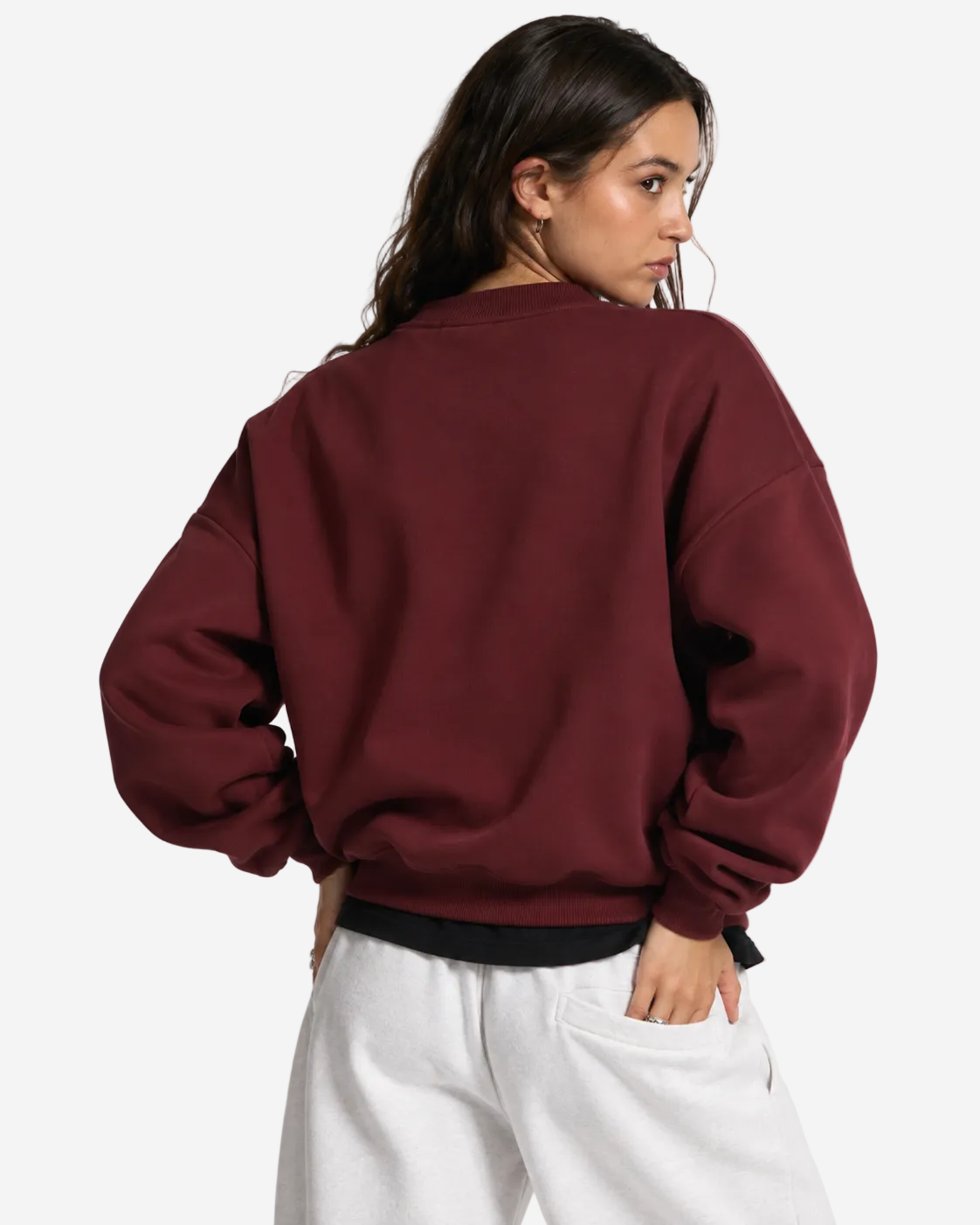 "Basic Burgundy" Sweater