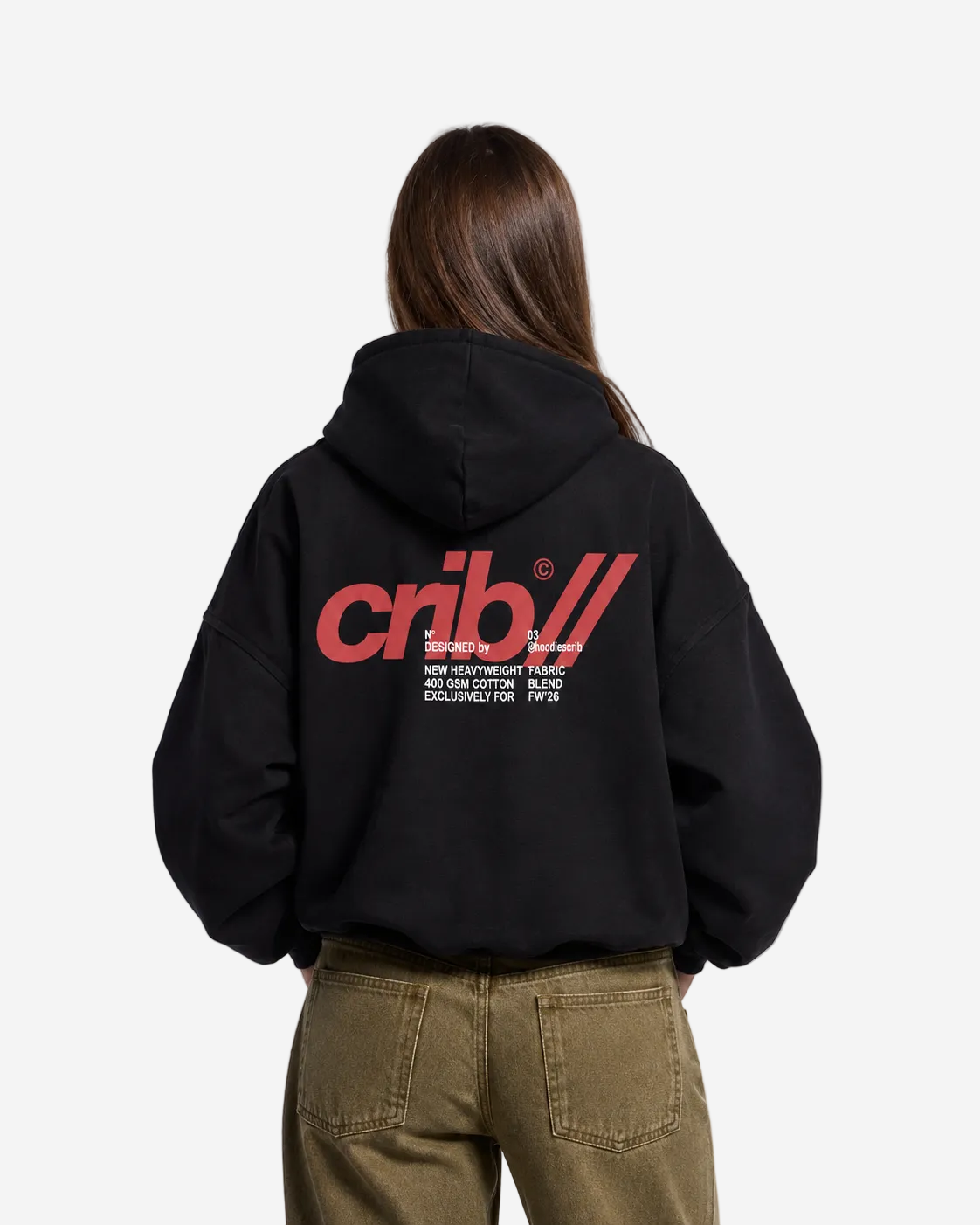 "Crib upgraded fabric" hoodie
