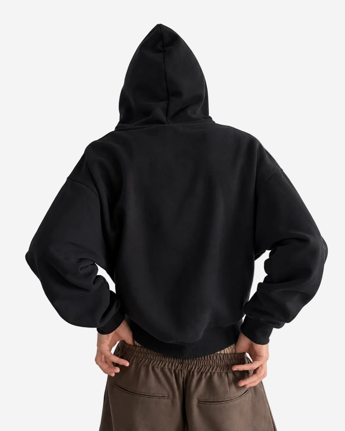 "Basic black" hoodie