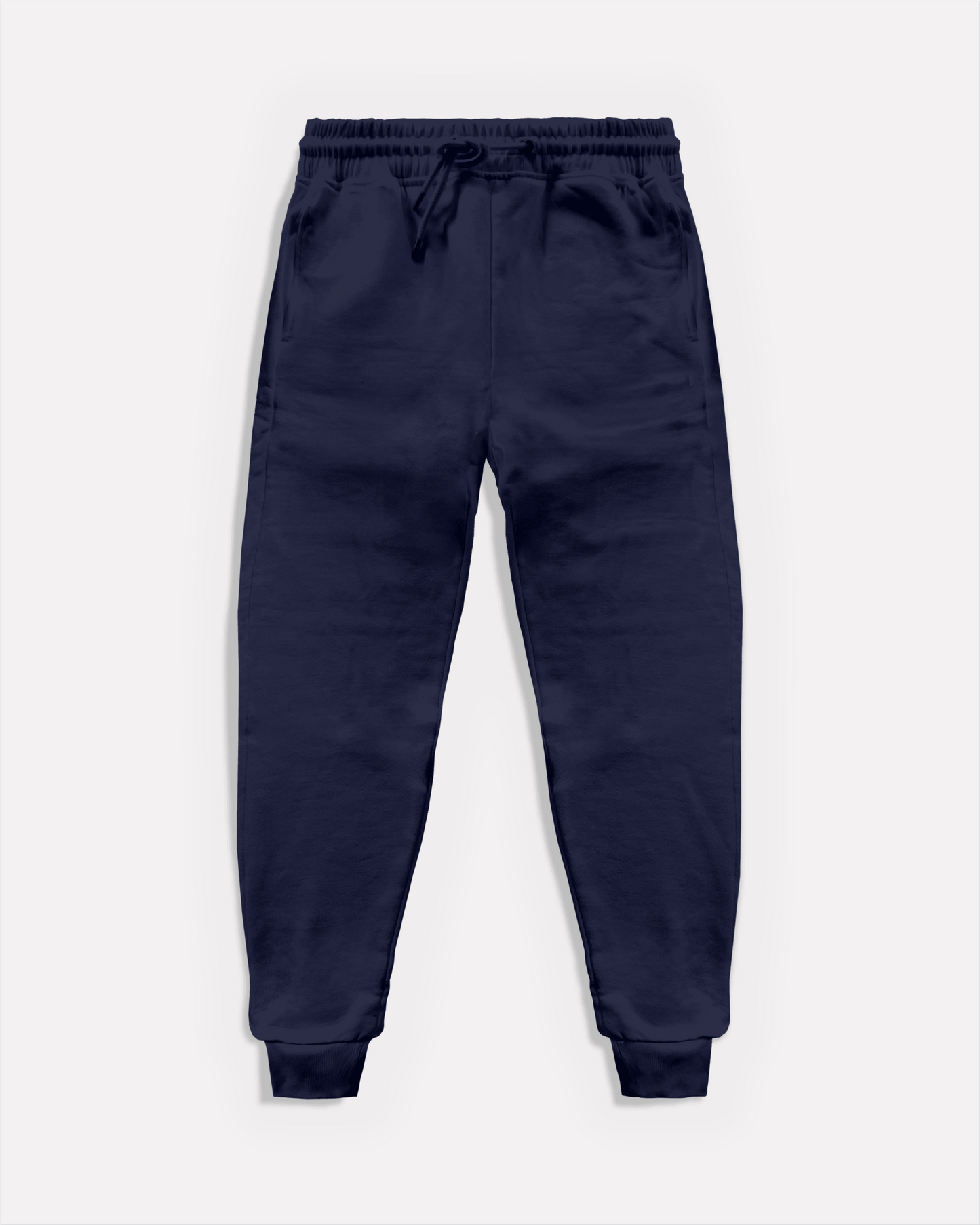 "Unisex Cuffed Basic Navy" sweatpants