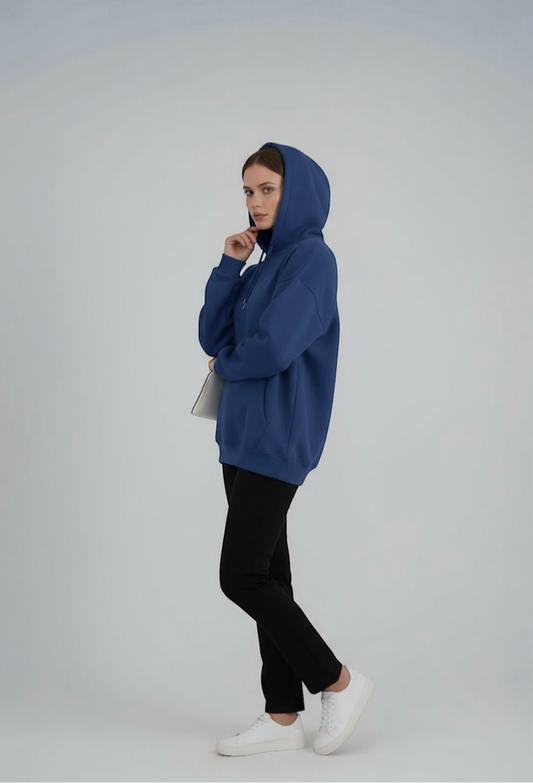 "Unisex Basic Blue" hoodie