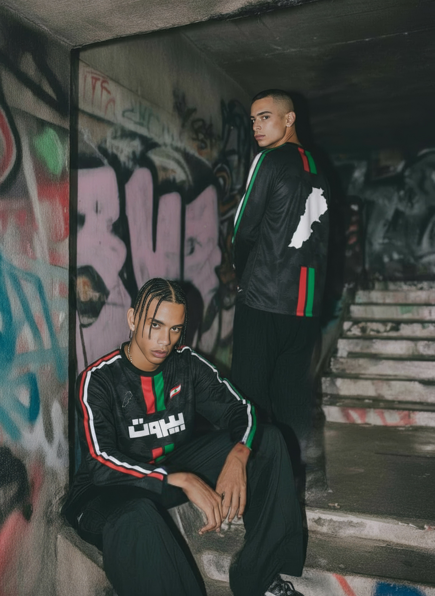 "Original Lebanese Jersey" long-sleeve black