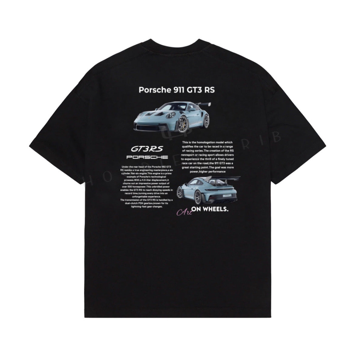 "Blue Porsche AOW" t-shirt (2 colors)