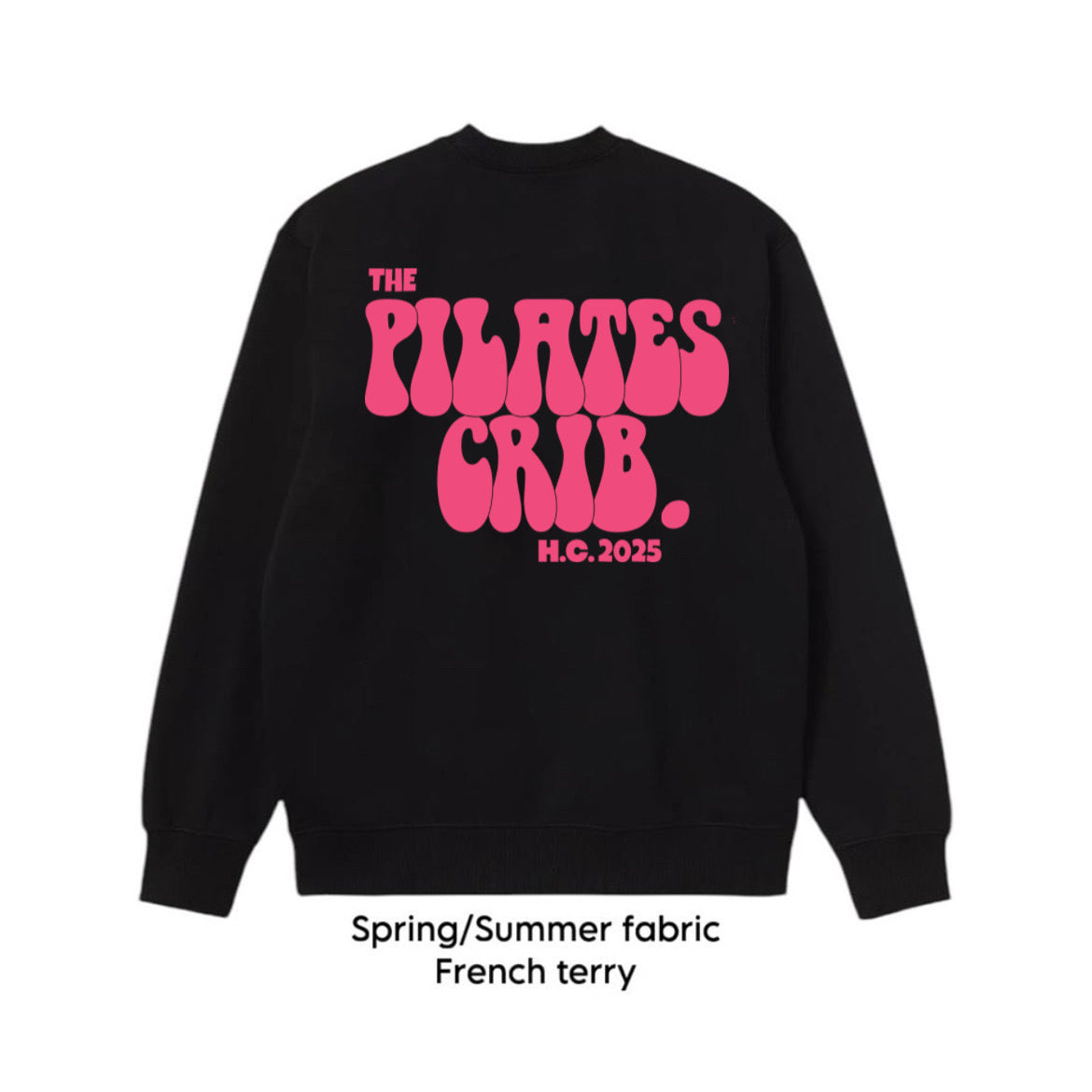 "Pilates" sweatshirt crew-neck