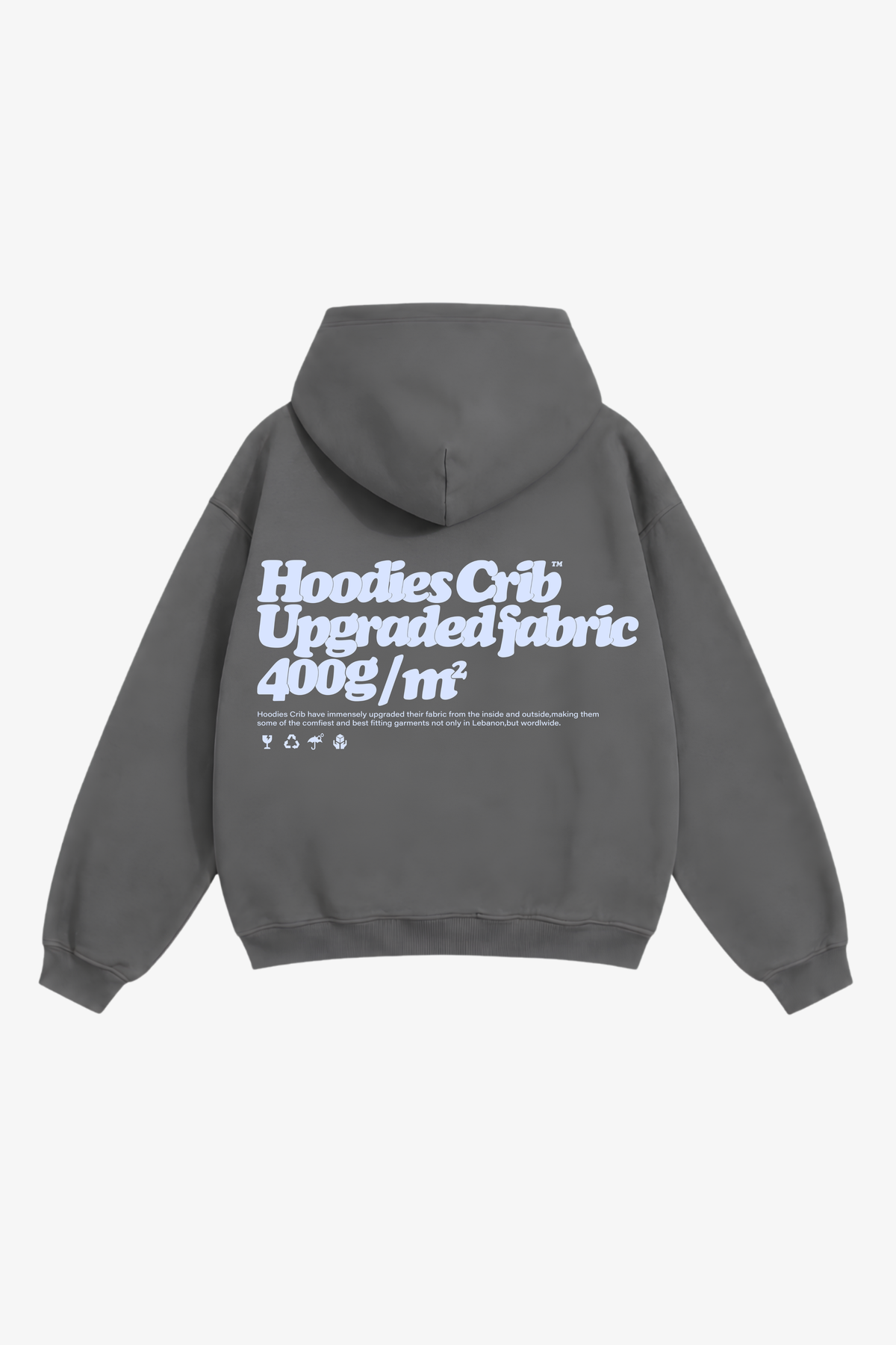 "Crib fabric upgrade" hoodie
