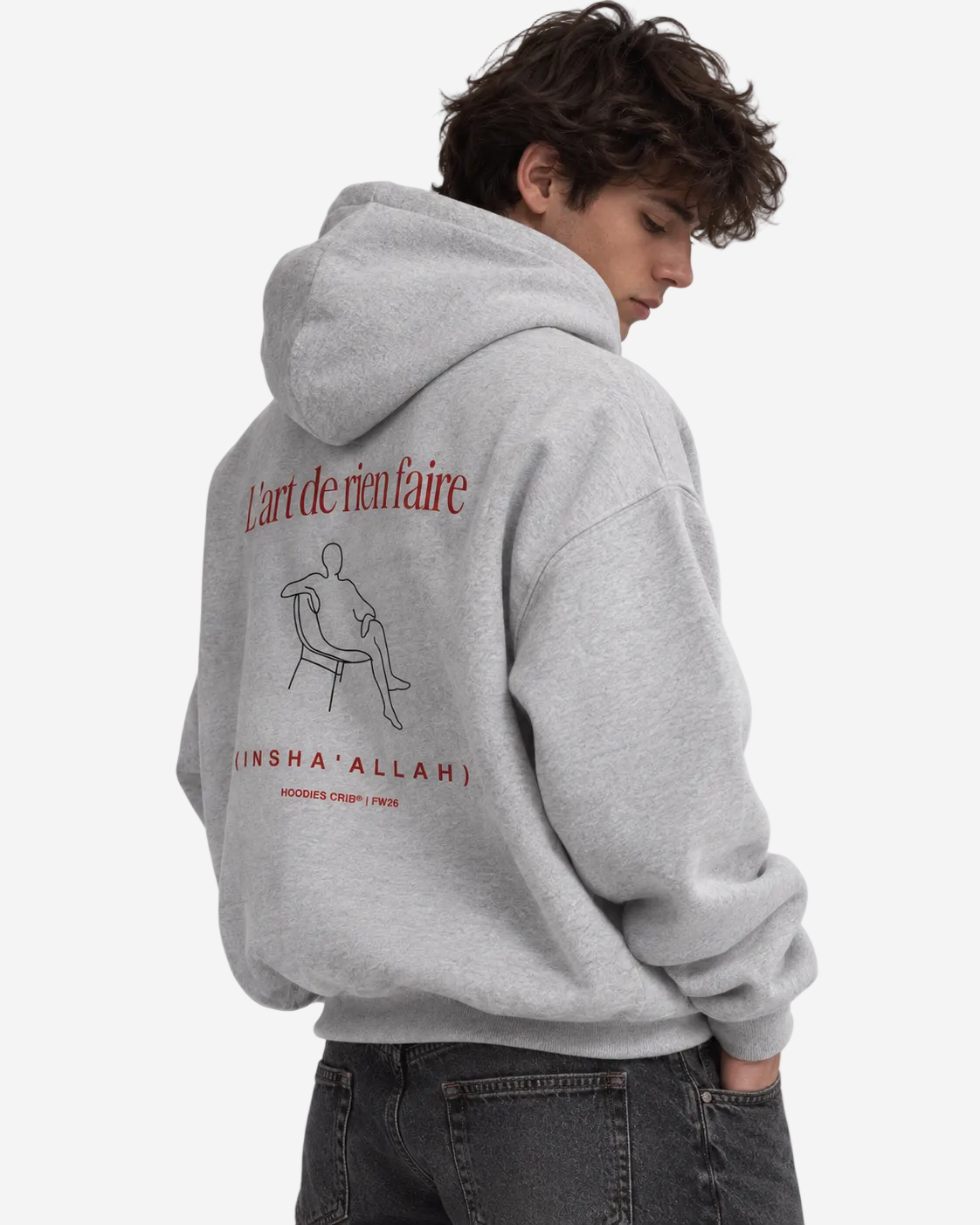 "L'art de rien faire" hoodie