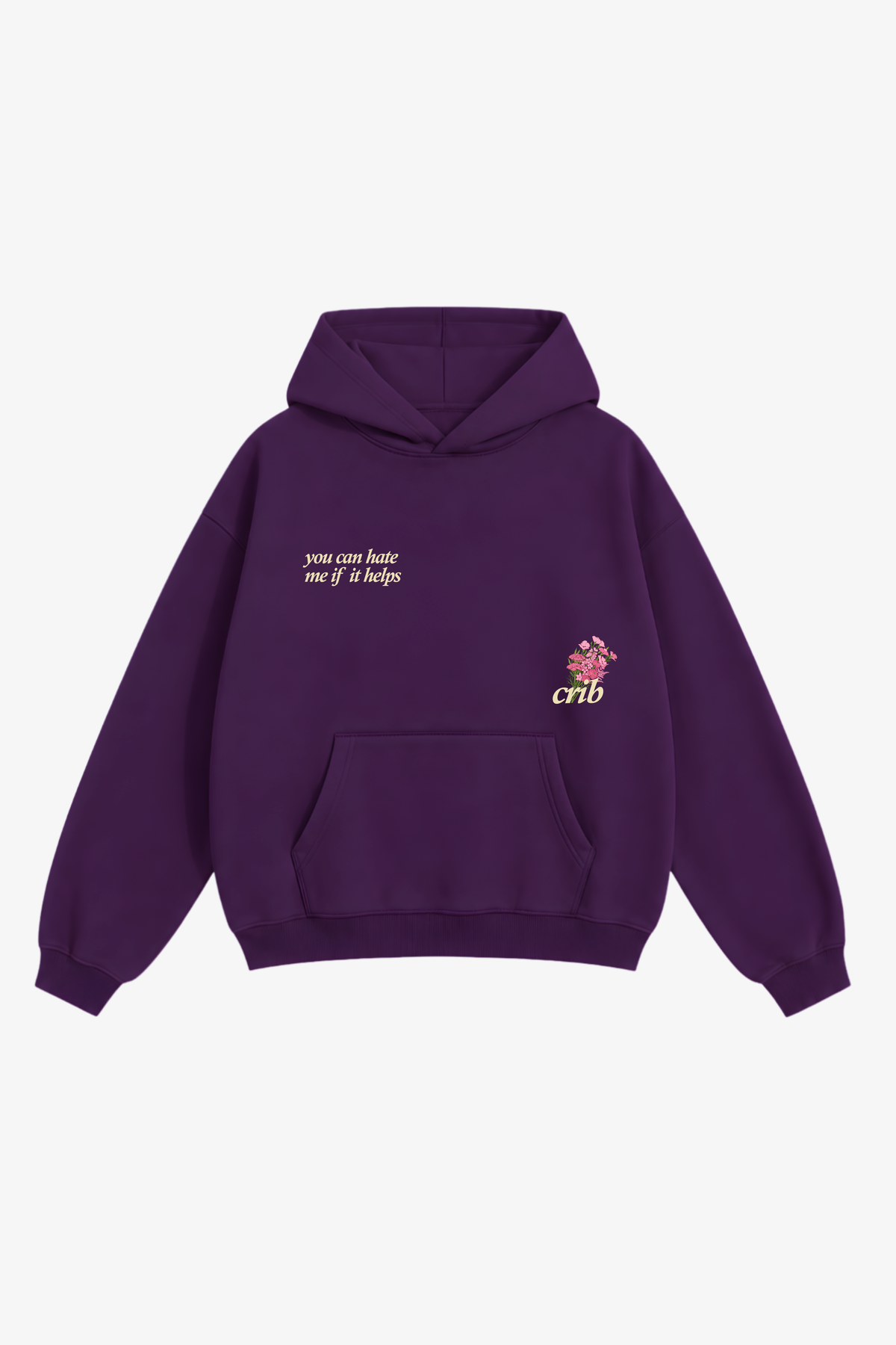 "You can hate me" hoodie