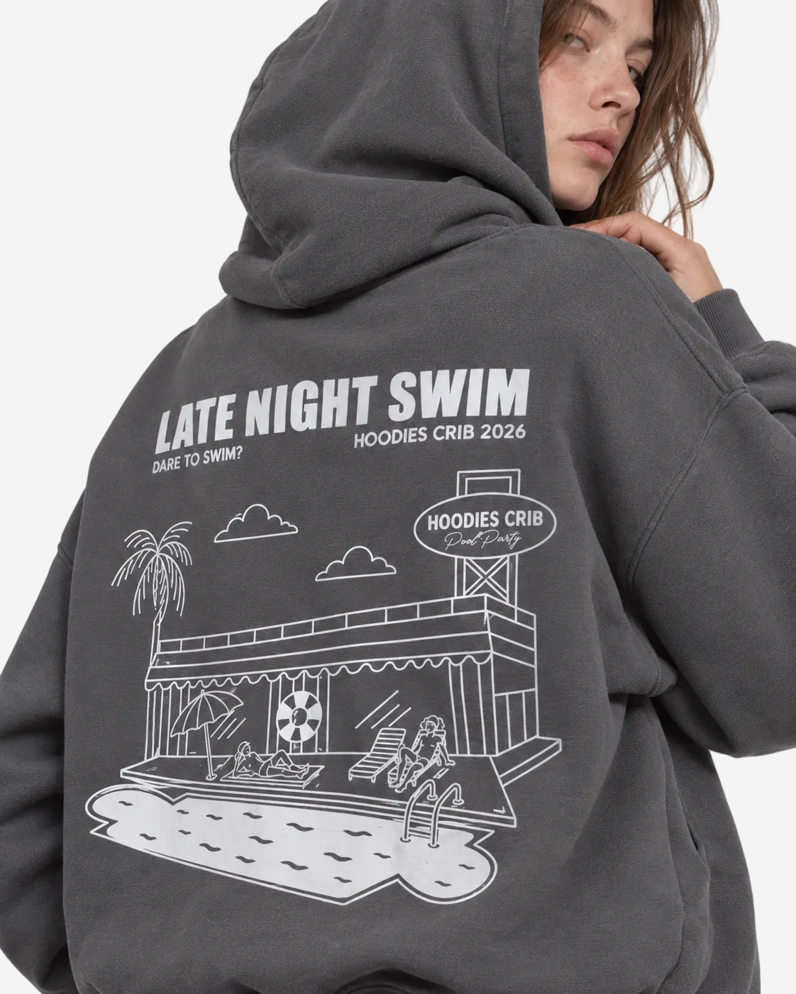 "Pool party" hoodie
