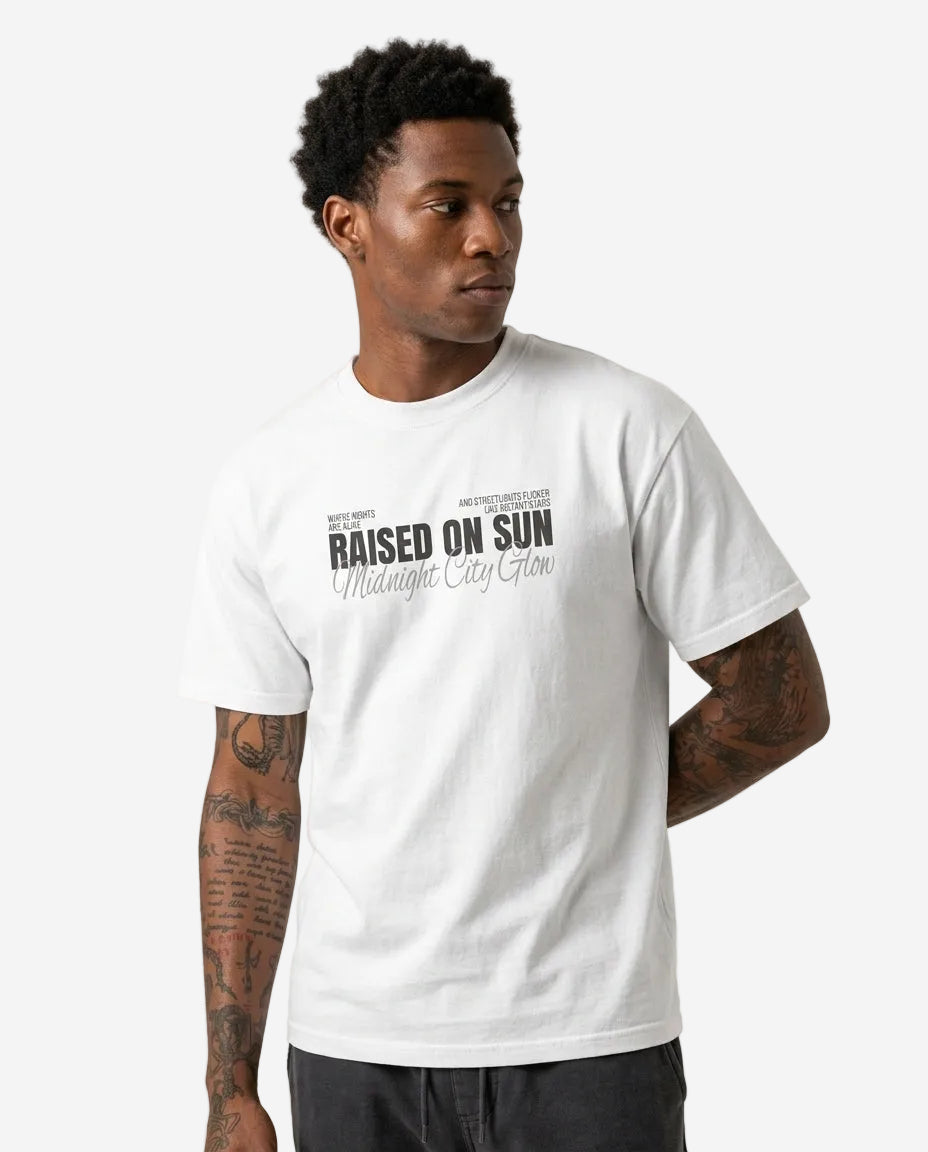 "Raised On Sun" t-shirt