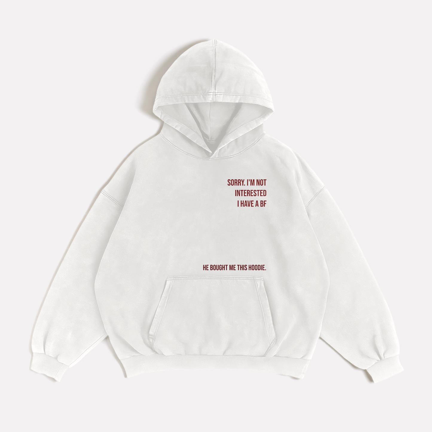 "Allergic to Boys" hoodie