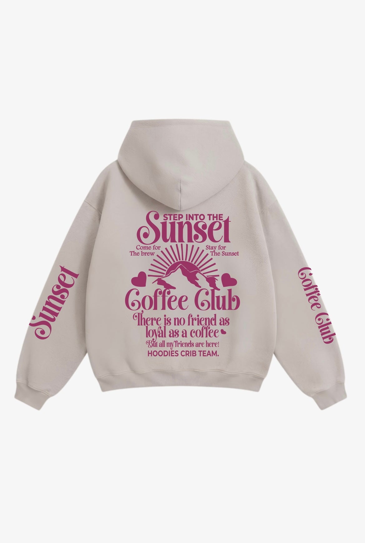 "Sunset Coffee Club" hoodie