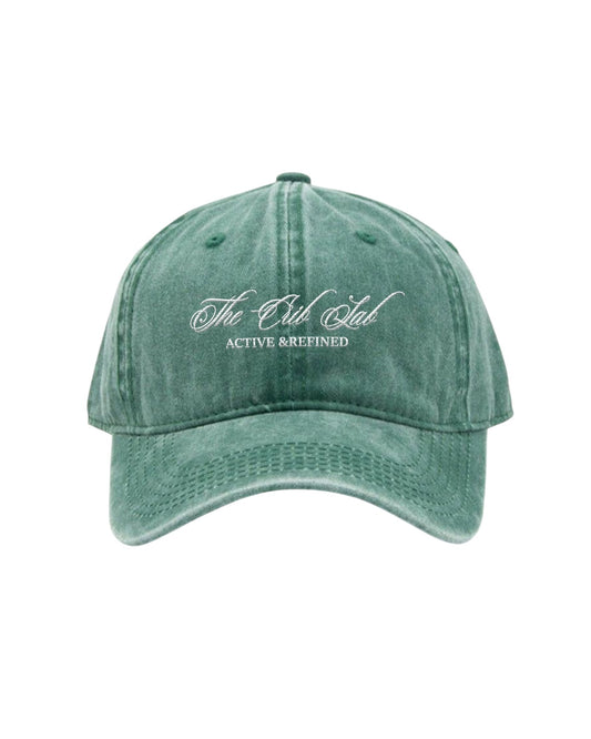 "The Crib Lab" Green cap acid washed