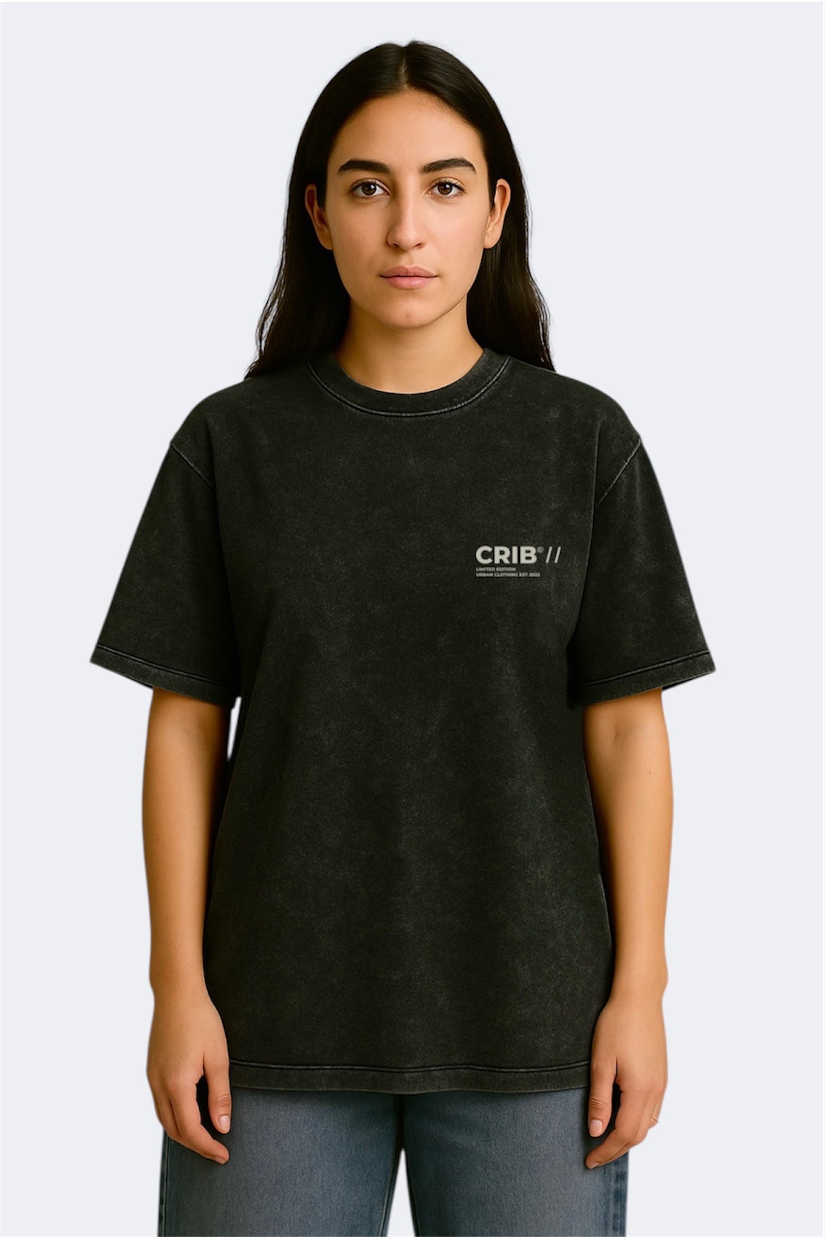 "Billiard Club" Acid Washed Oversized t-shirt