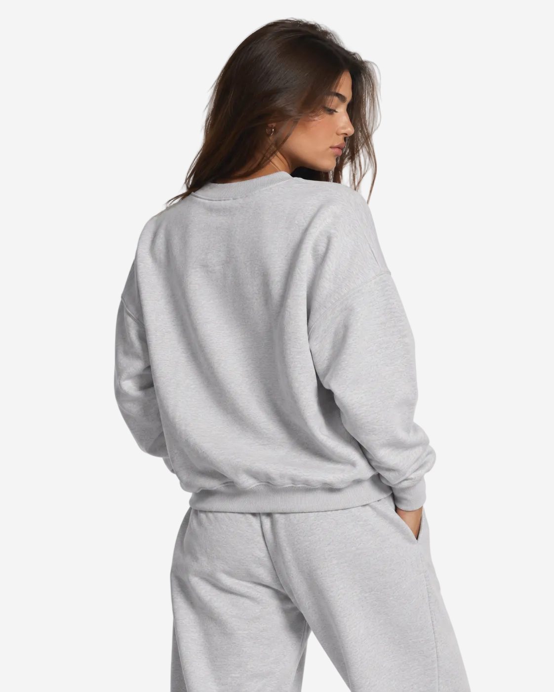 "Basic heather grey" sweater