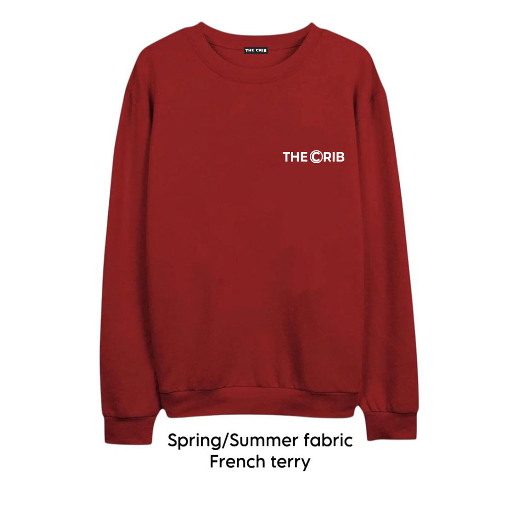 "Well?" sweatshirt crew-neck