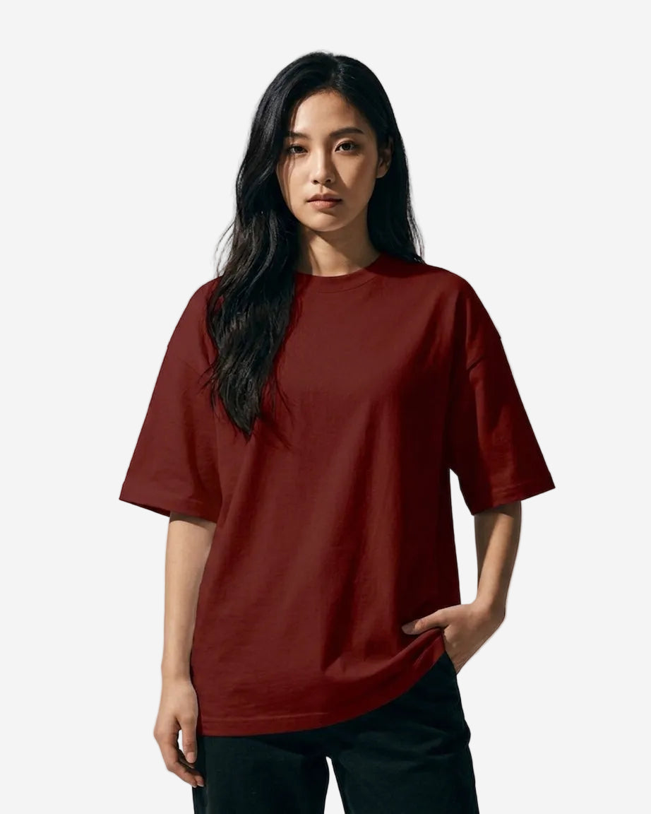 "Basic Burgundy" t-shirt