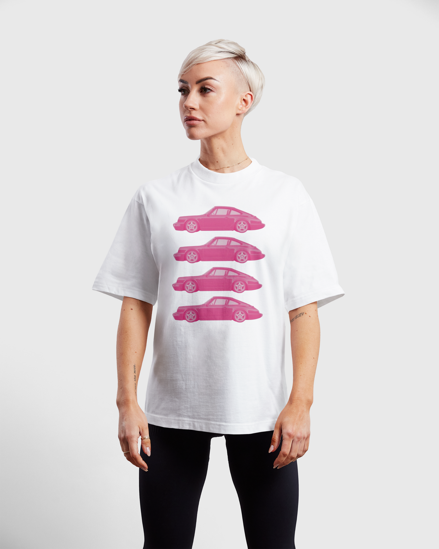 "Pink Stack" t-shirt