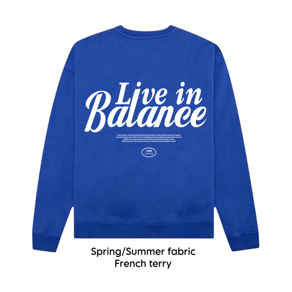 "Balance" sweatshirt crew-neck