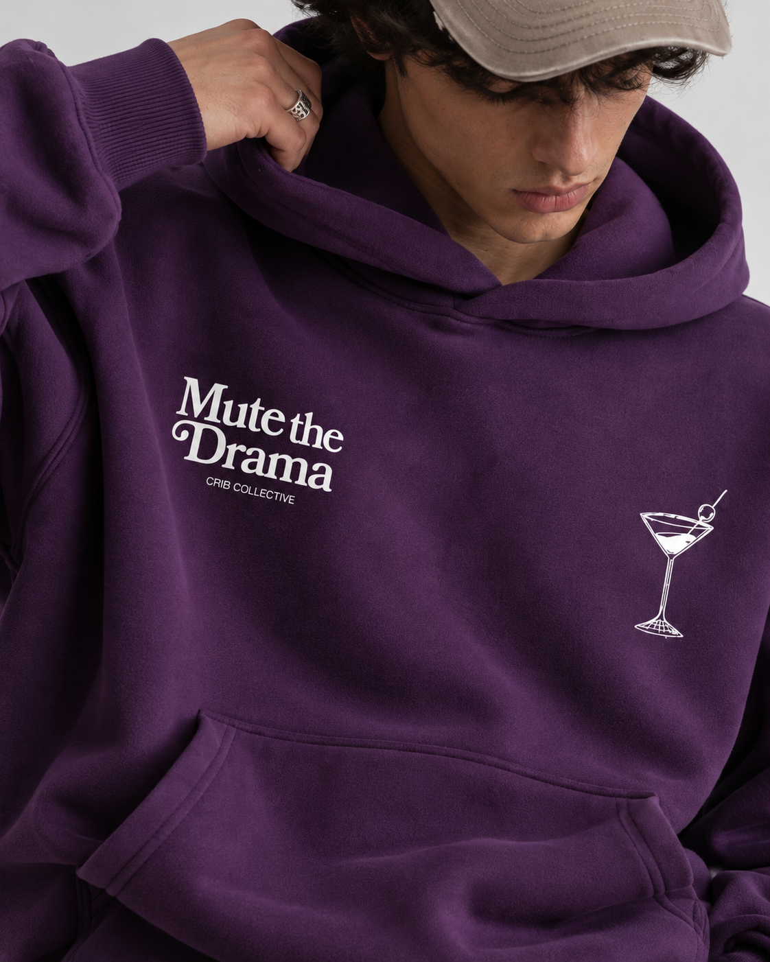 "Mute the drama" hoodie