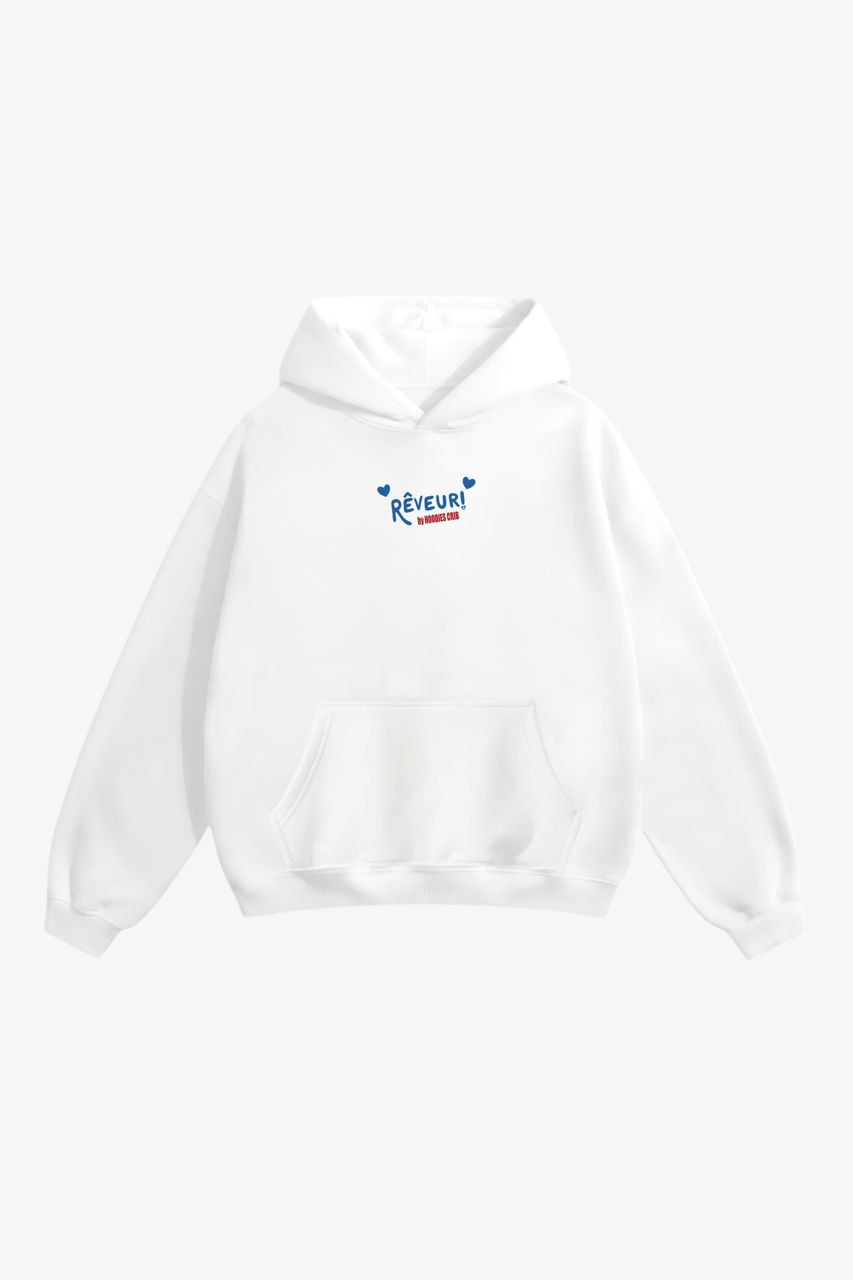 "Rêveur red lined" hoodie