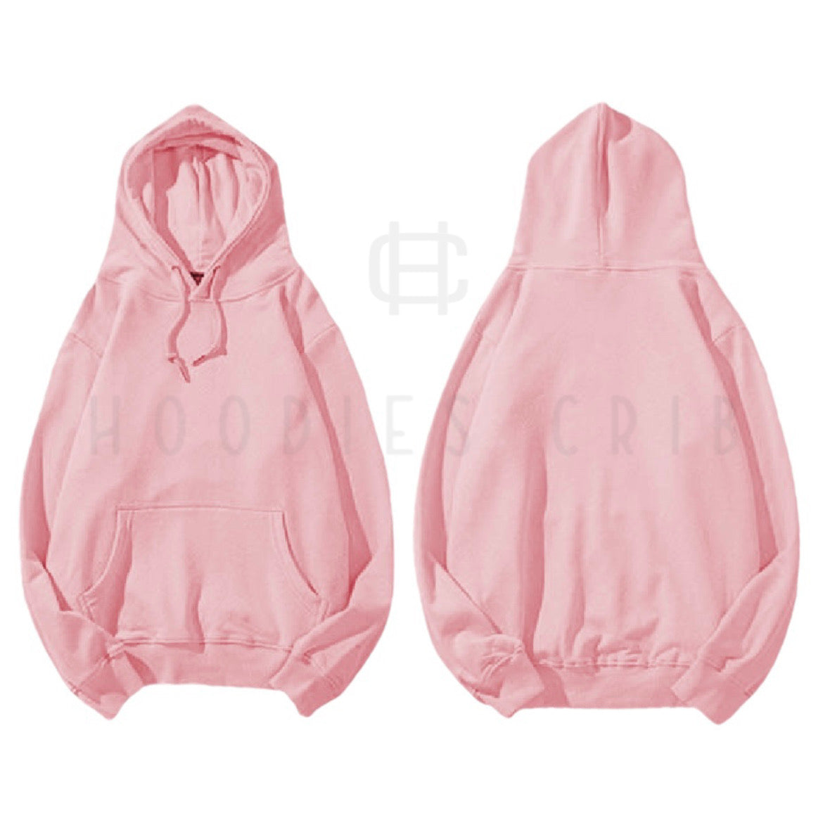 "Basic Light Pink" hoodie