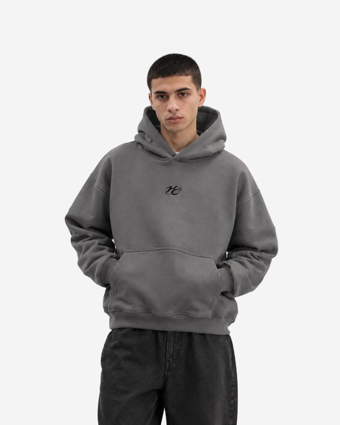 "Hc chest logo" hoodie