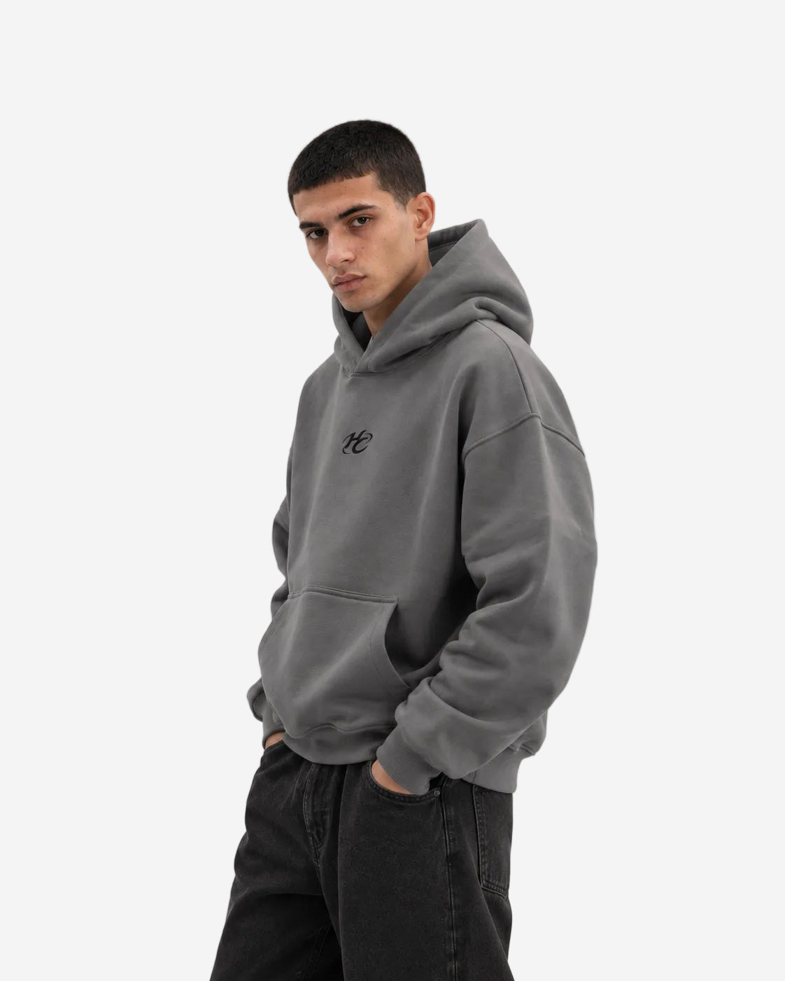"Hc chest logo" hoodie