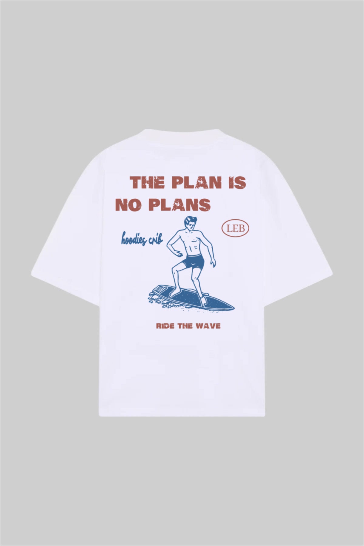 "No Plans" t-shirt