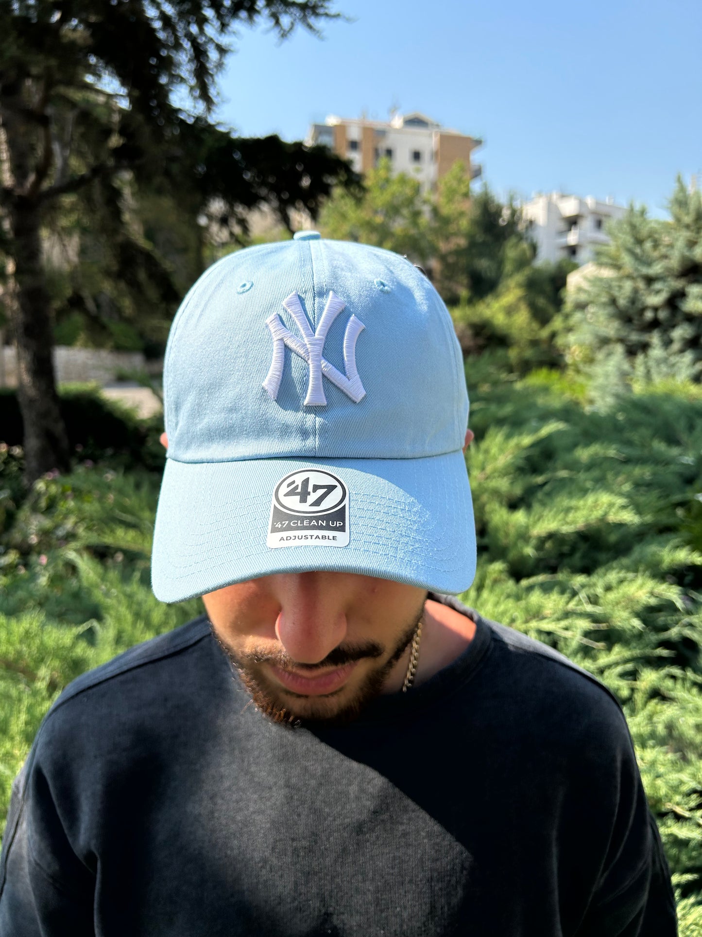 "New York Yankees Baby Blue" cap