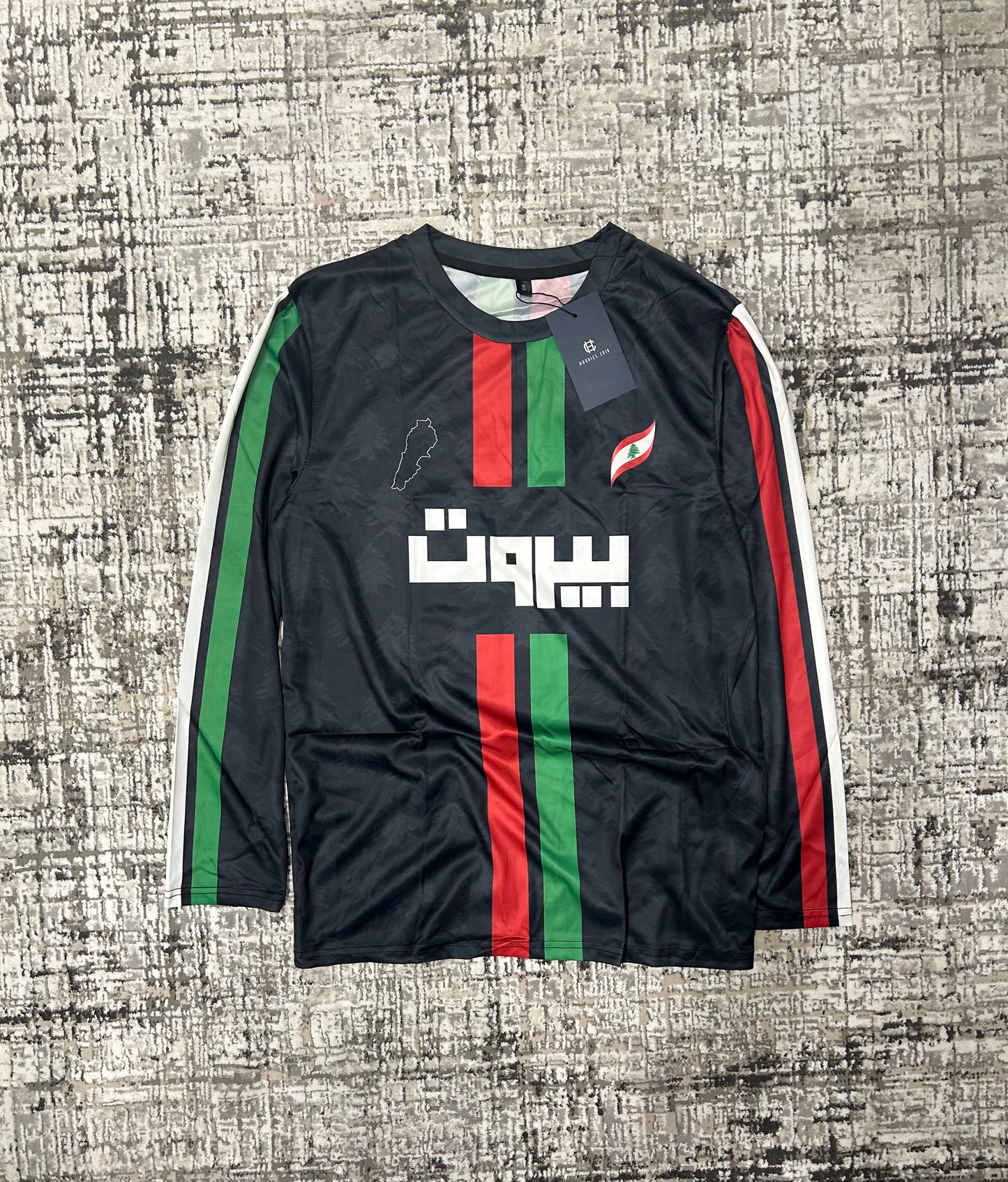 "Original Lebanese Jersey" long-sleeve black