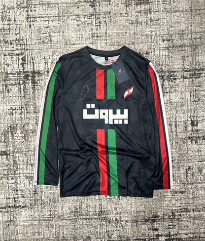 "Original Lebanese Jersey" long-sleeve black