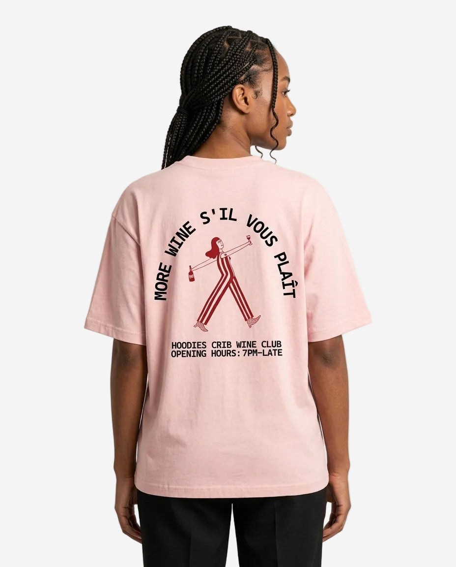 "More Wine SVP" t-shirt