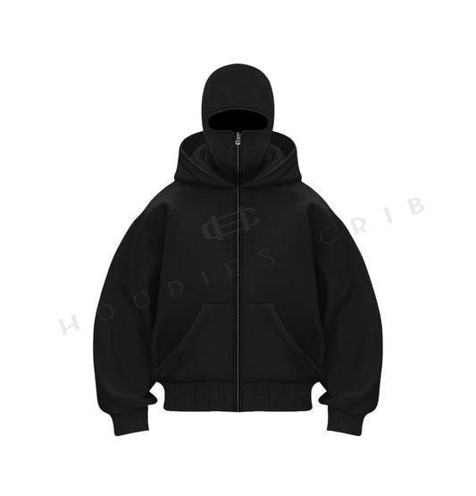 Ninja/Balaclava zip-up hoodie