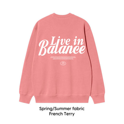 "Balance" sweatshirt crew-neck