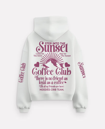 "Sunset Coffee Club" hoodie