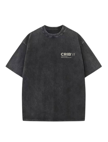 "Billiard Club" Acid Washed Oversized t-shirt