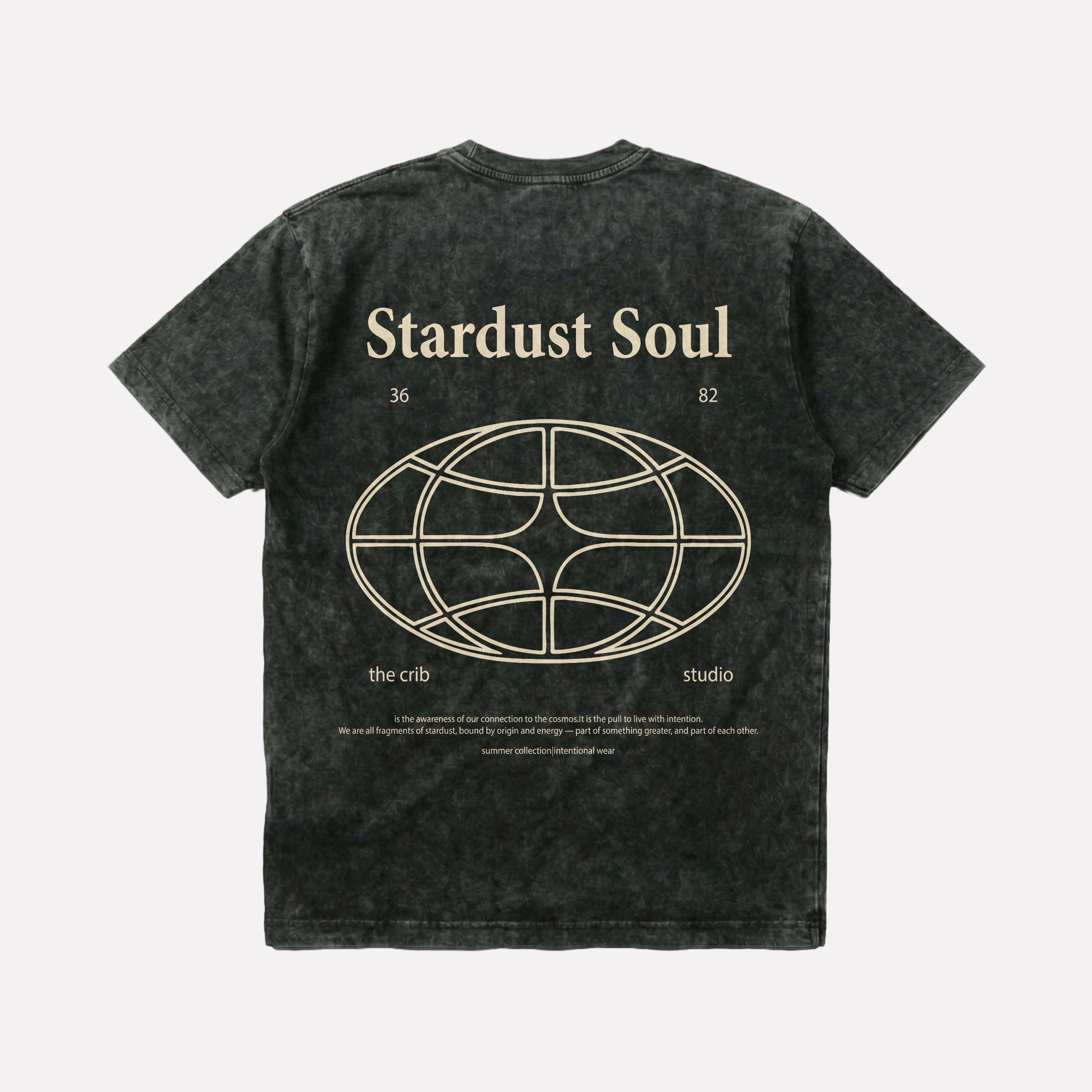 "Stardust Soul" Acid Washed t-shirt