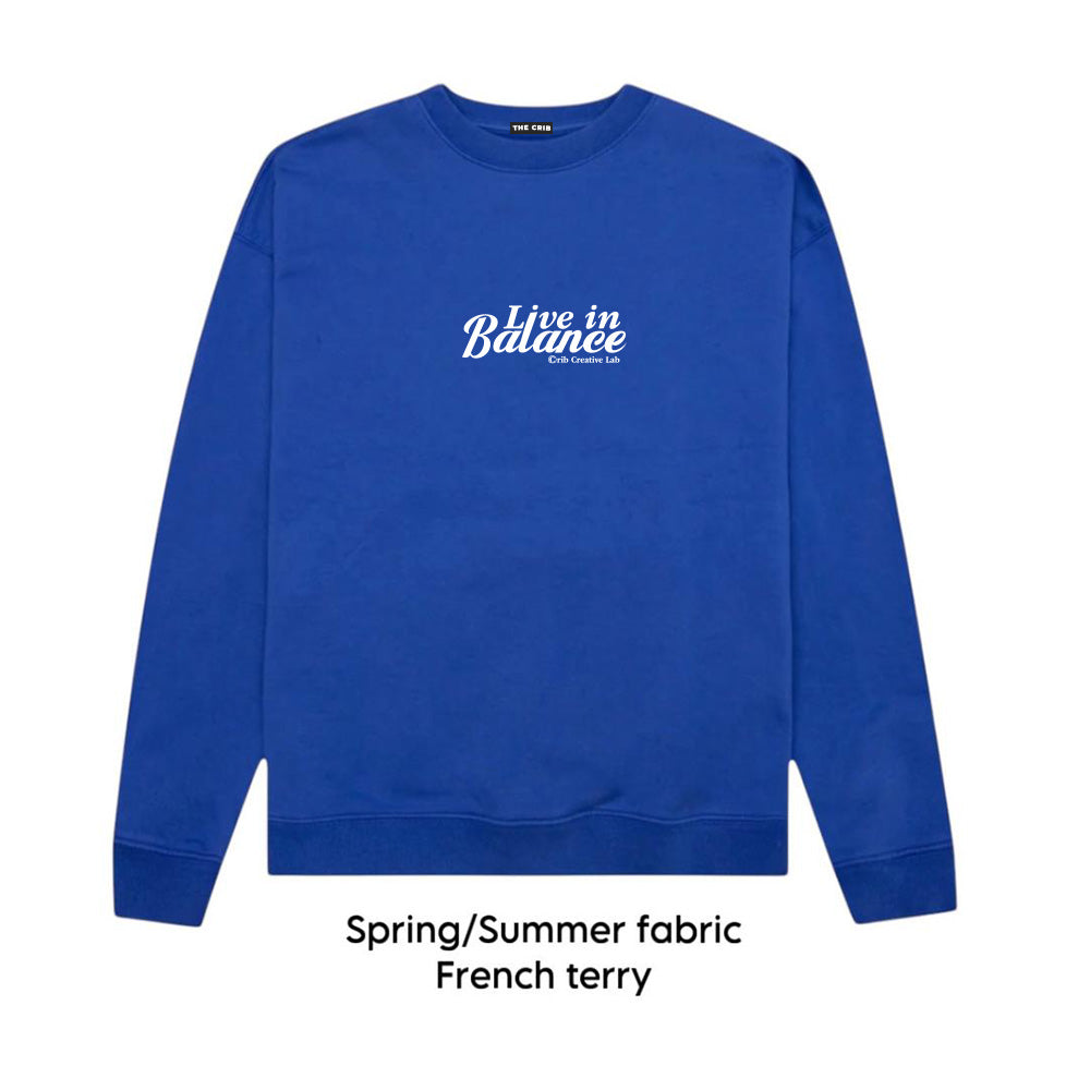 "Balance" sweatshirt crew-neck