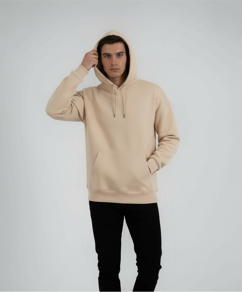 "Unisex Basic Beige" hoodie