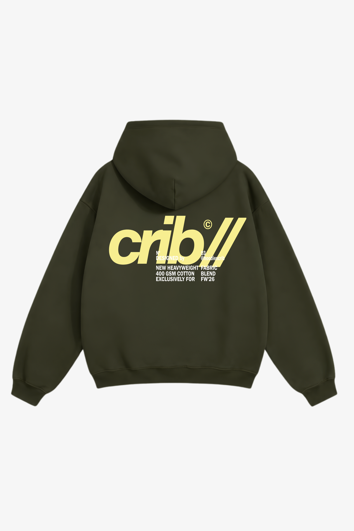 "Crib upgraded fabric" hoodie