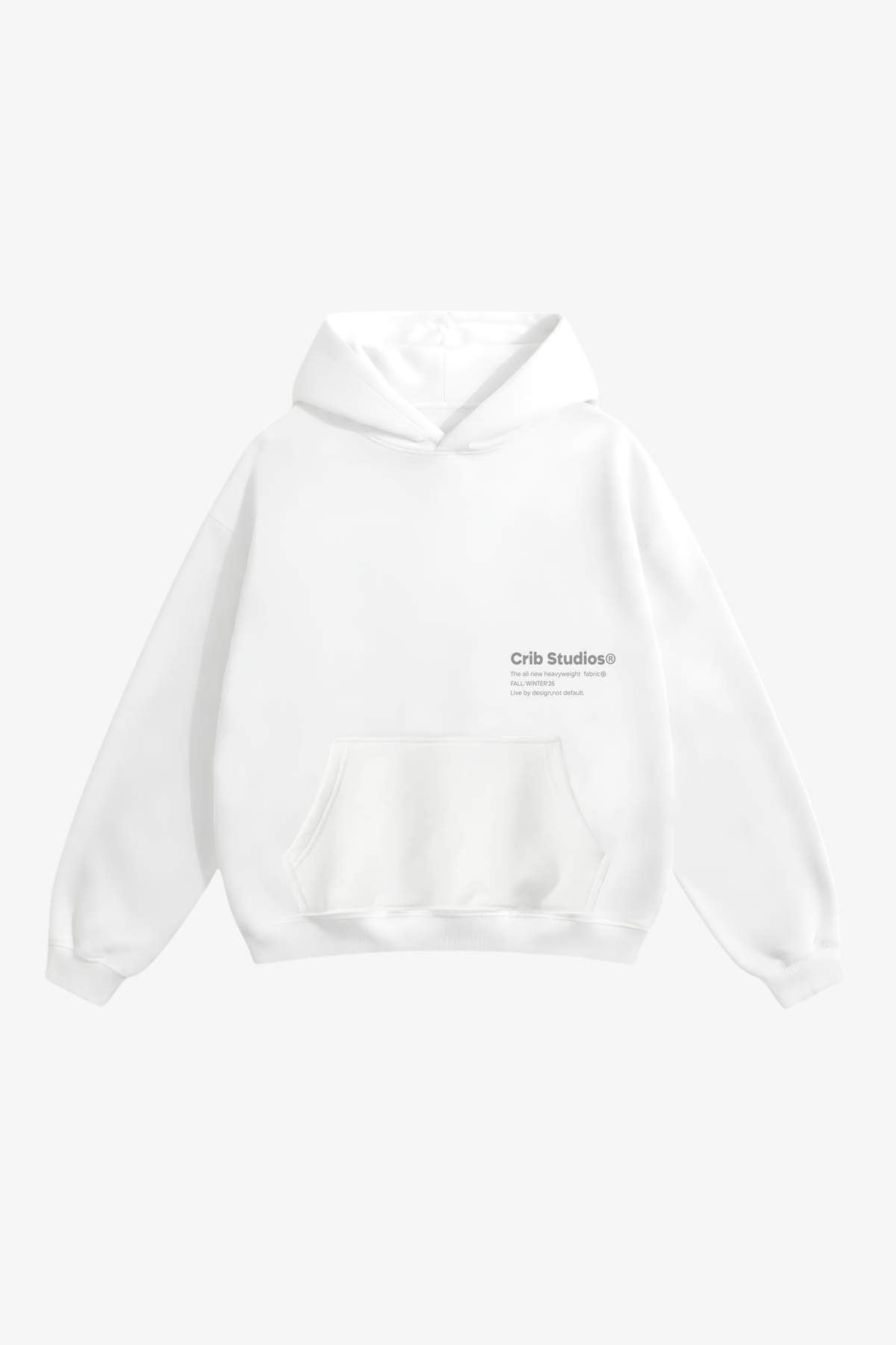"Crib heavyweight fabric" hoodie