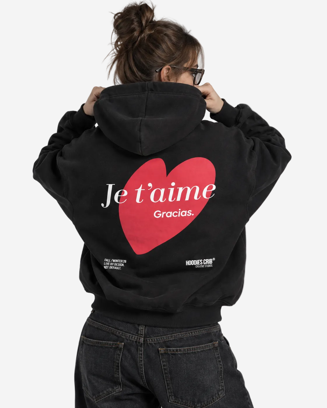 "Je t'aime hoodie"