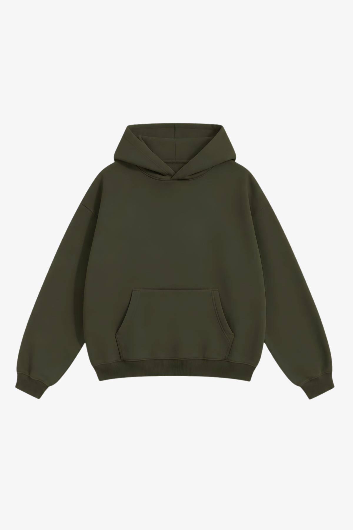 "Basic olive" hoodie