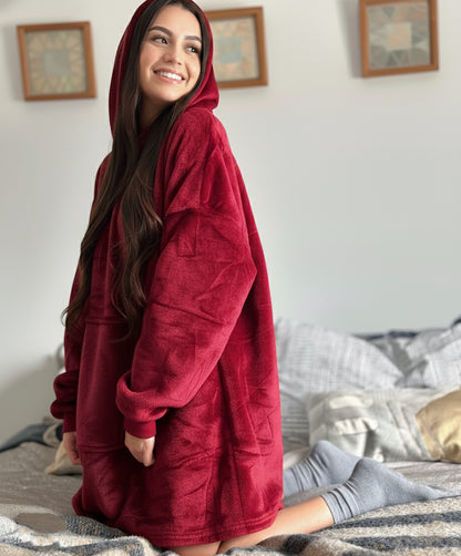 "Red" Blanket Hoodie Unisex (Heavyweight)